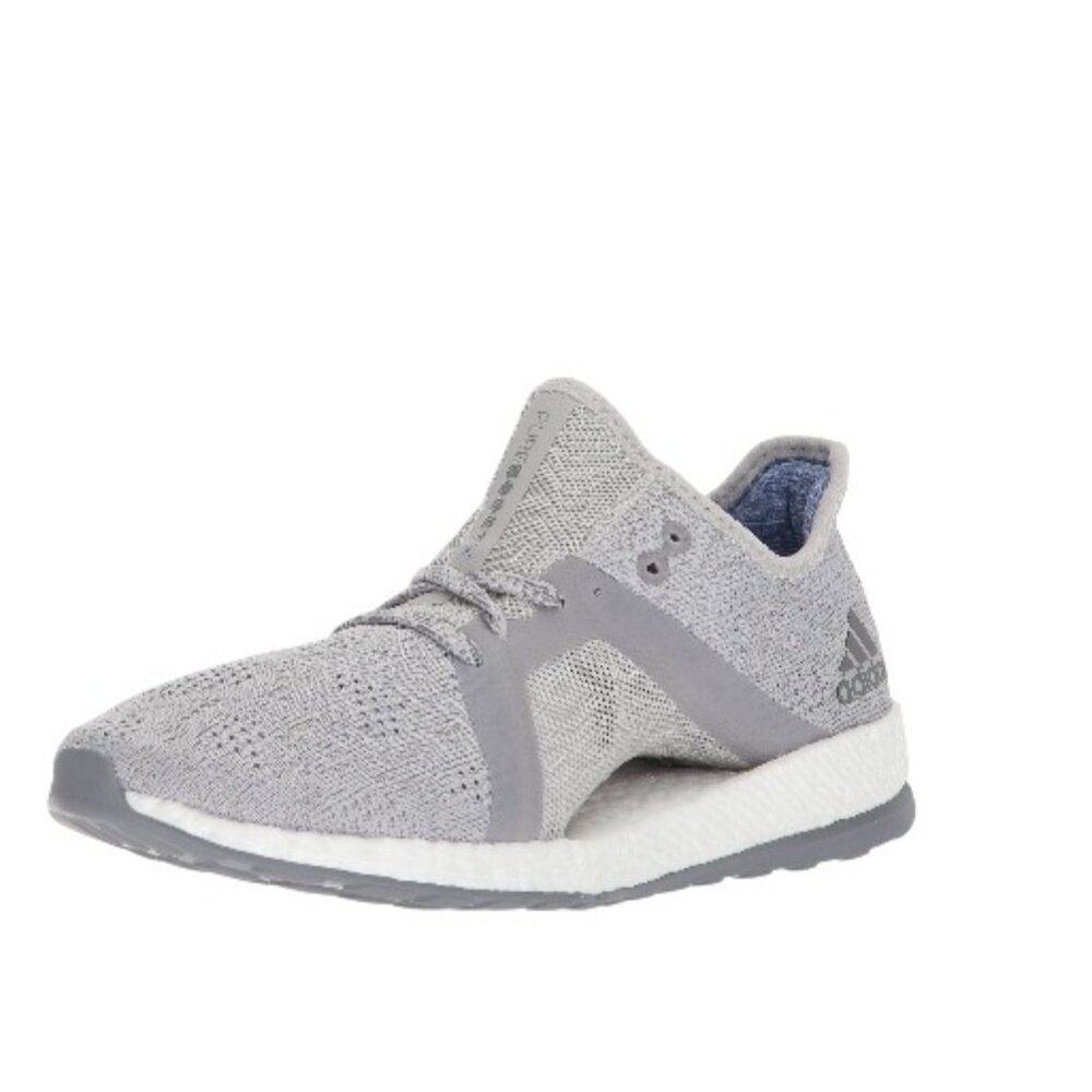 Adidas Women's Gray Pureboost X Element BB6085 Mesh Athletic Running Shoes Sz 8